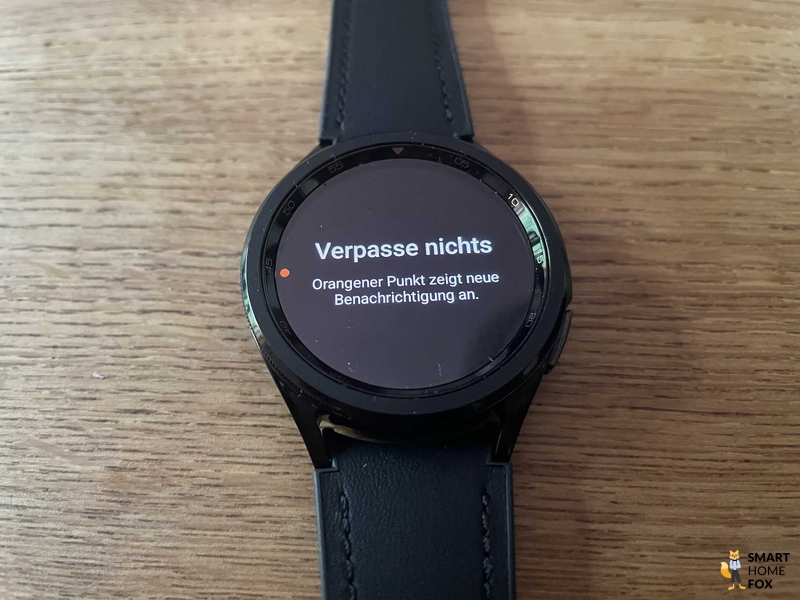 Функция уведомления на часах Samsung Galaxy Watch 6 Classic.